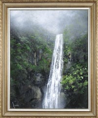 《ピナイサーラの滝》（Ｆ30） （108.2×90.2×8.5cm）